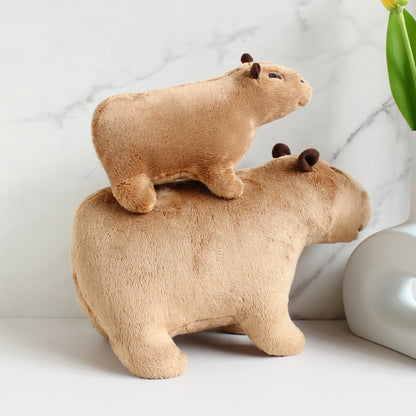 Animal Plush Doll Capybara Plush Toy — side view