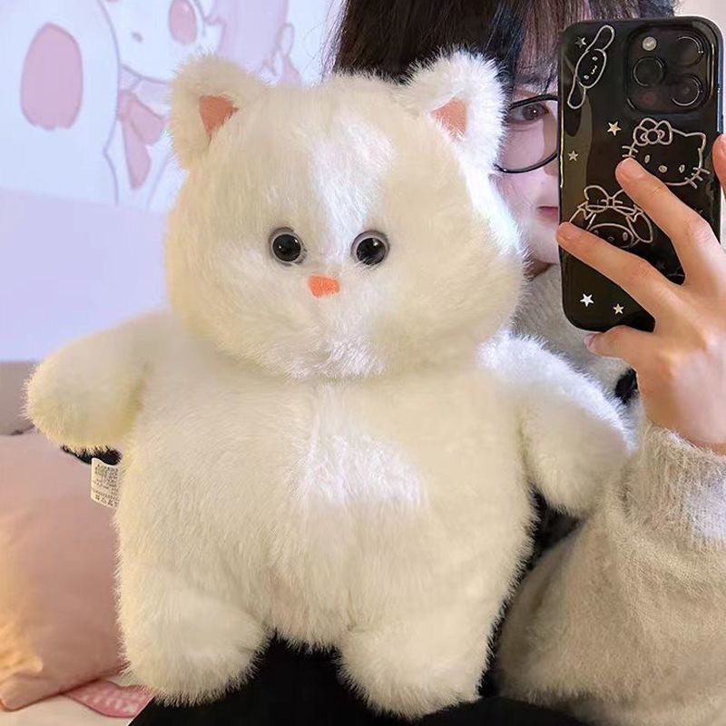 Sister Meow Plush Toy White Cat Doll | Magic Stories