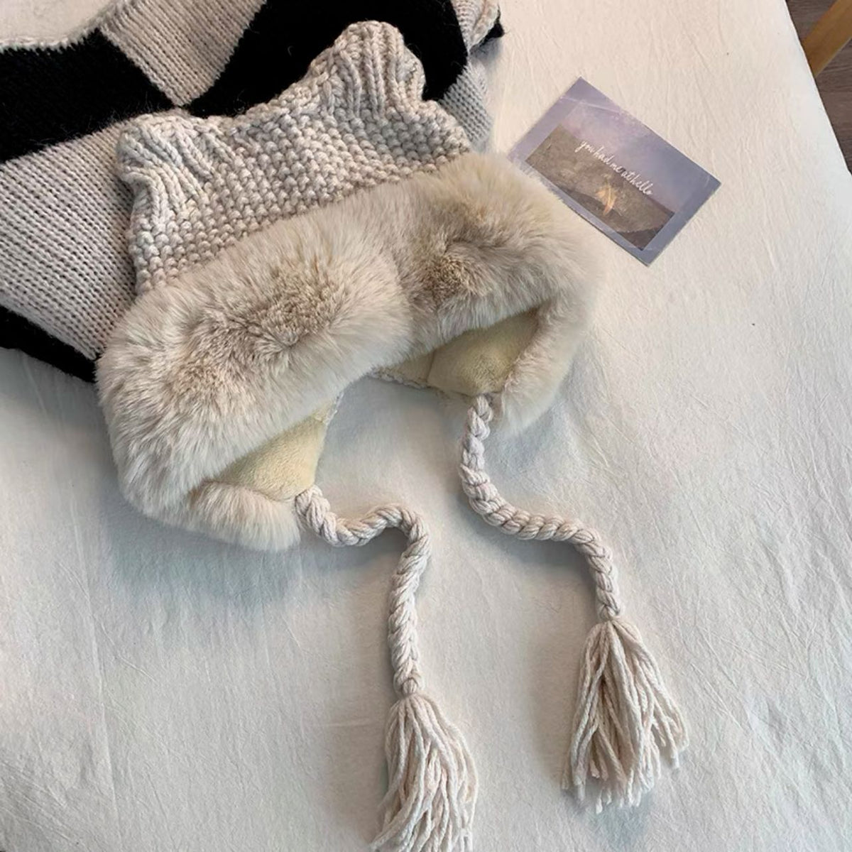 Cute Cat Ears Plush Knitted Hat | Magic Stories