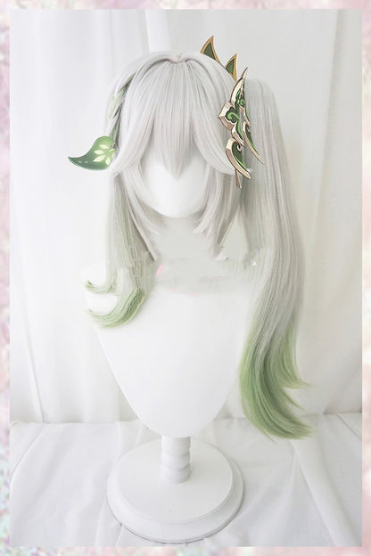 Grass God Nasida Gradient Single Ponytail Cosplay Wig