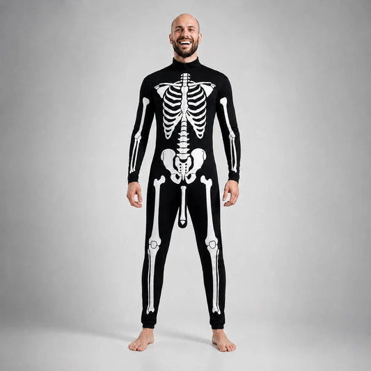 Skeleton Bodysuit With 3D Digital Print | Magic Stories