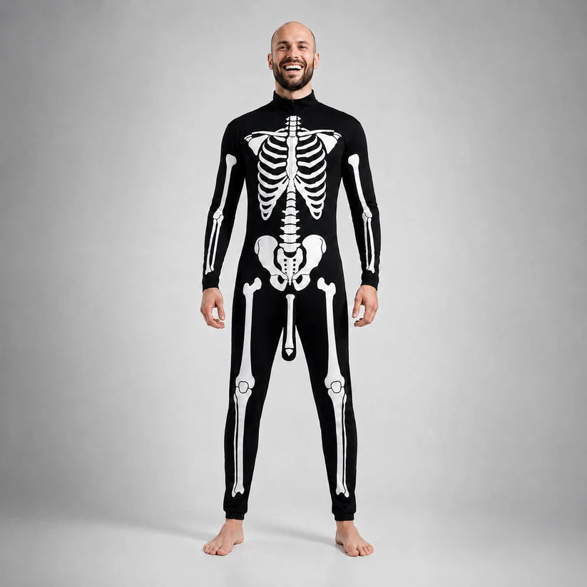Skeleton Bodysuit With 3D Digital Print | Magic Stories