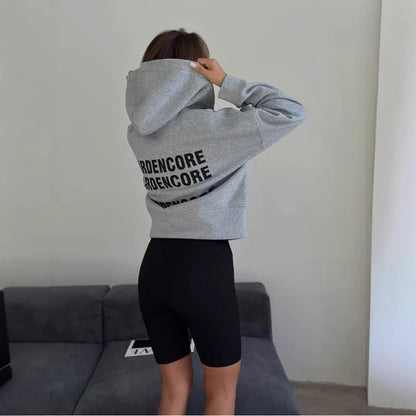 Harajuku Oversized Cropped Letter Print | Magic Stories