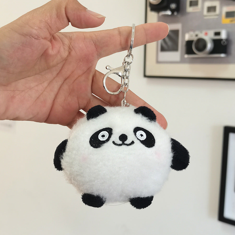 Cute Cartoon Panda Plush Keychain | Magic Stories
