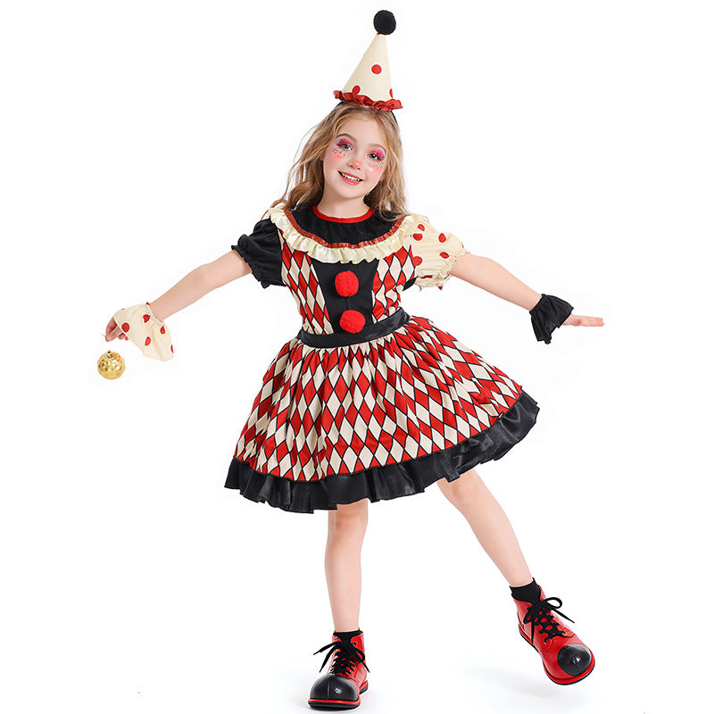Halloween Children's Clown Costume For Boys | Magic Stories