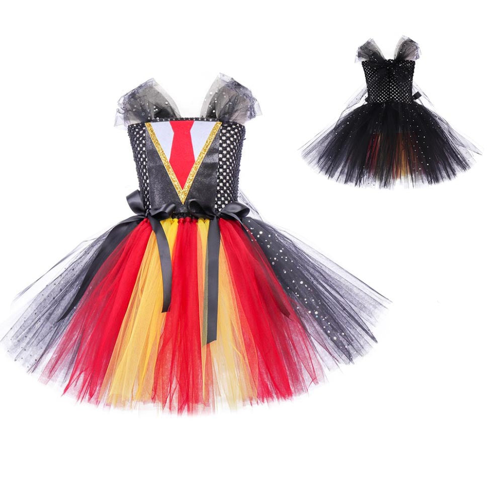 Halloween Cosplay Girls Carnival Party Witch Cosplay Pettiskirt — side view