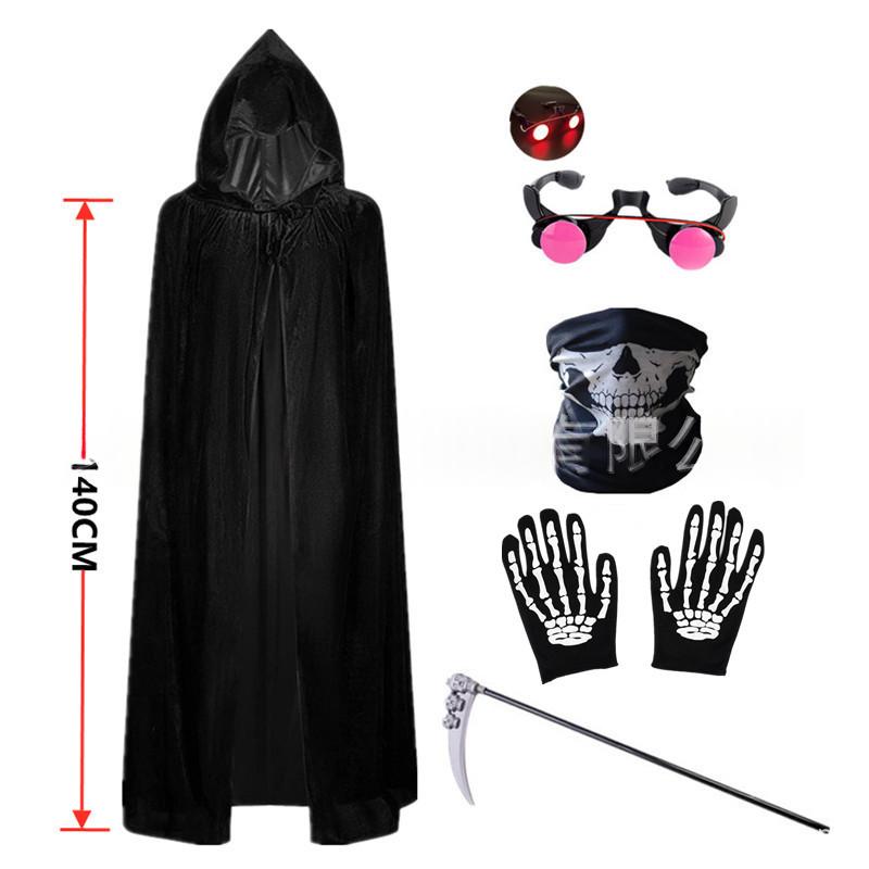 The Red-eyed Grim Reaper Wears A Halloween | Magic Stories