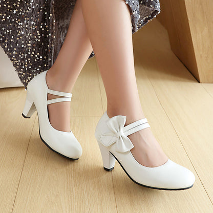 Bow-knot Maid Outfit High-heeled Pumps | Magic Stories