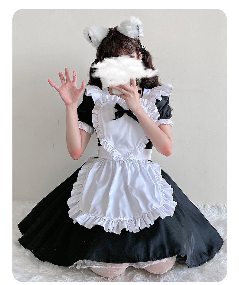 Maid Cute Lolita Dress Plus Size — detail