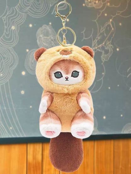 Raccoon Shark Panda Bag Plush Pendant | Magic Stories