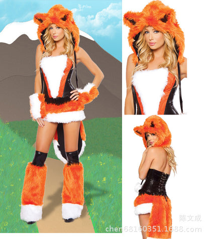 Halloween Party Costume Ape Character Cosplay, European And American-style Uniform — back view