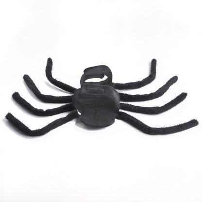 Pet Halloween Funny Spider Chest Back Creative Cat Dog Small Dog Transformation Costume For Dogs Cats Party — side view