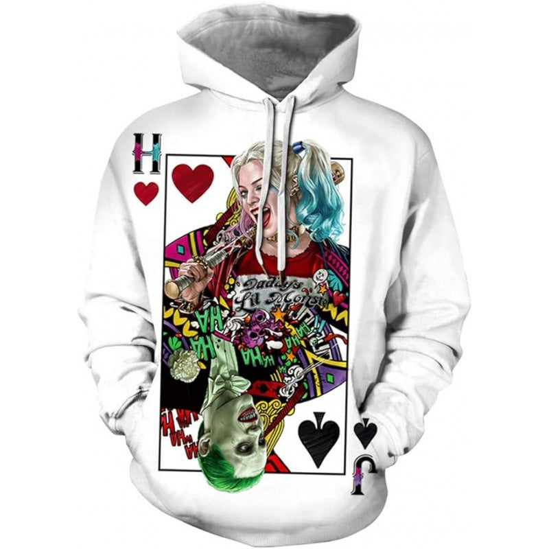 Men's Clown Hoodie Digital Printing | Magic Stories