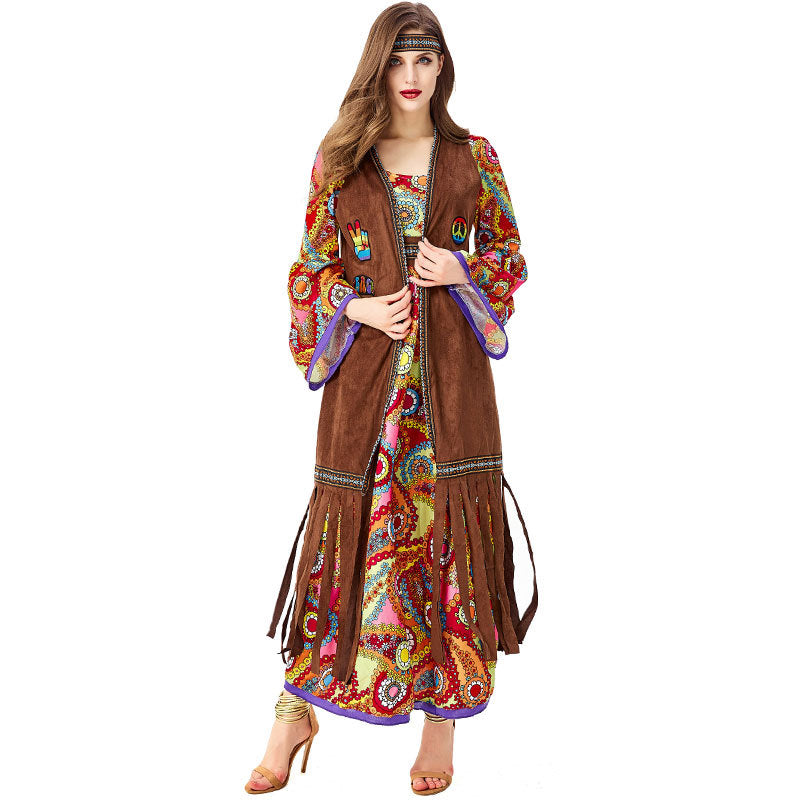 Vintage Disco Hippie Costume Primitive | Magic Stories