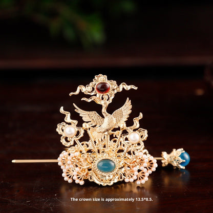 Ancient Style Hanfu Men's Hair Crown Set | Magic Stories
