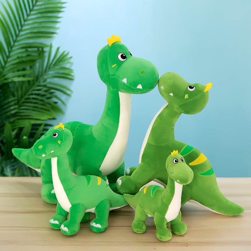 Dinosaur Doll Plush Toy Sleeping — back view