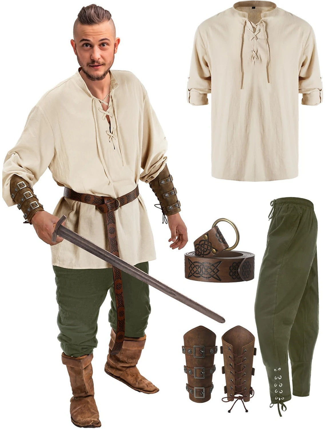 Halloween Men's Renaissance Costume - Magic Stories