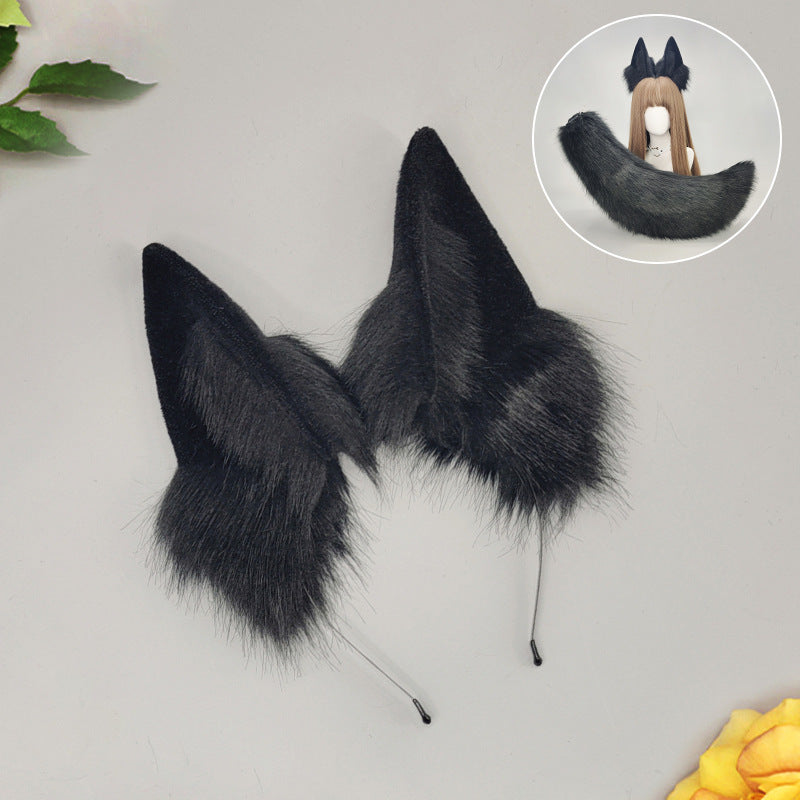 Handmade Anime Animal Ears Headband — back view