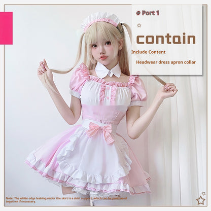 Japanese Anime Maid Costume Cute Maid Ware Soft Girl Cosplay Cat Lolita — scale reference