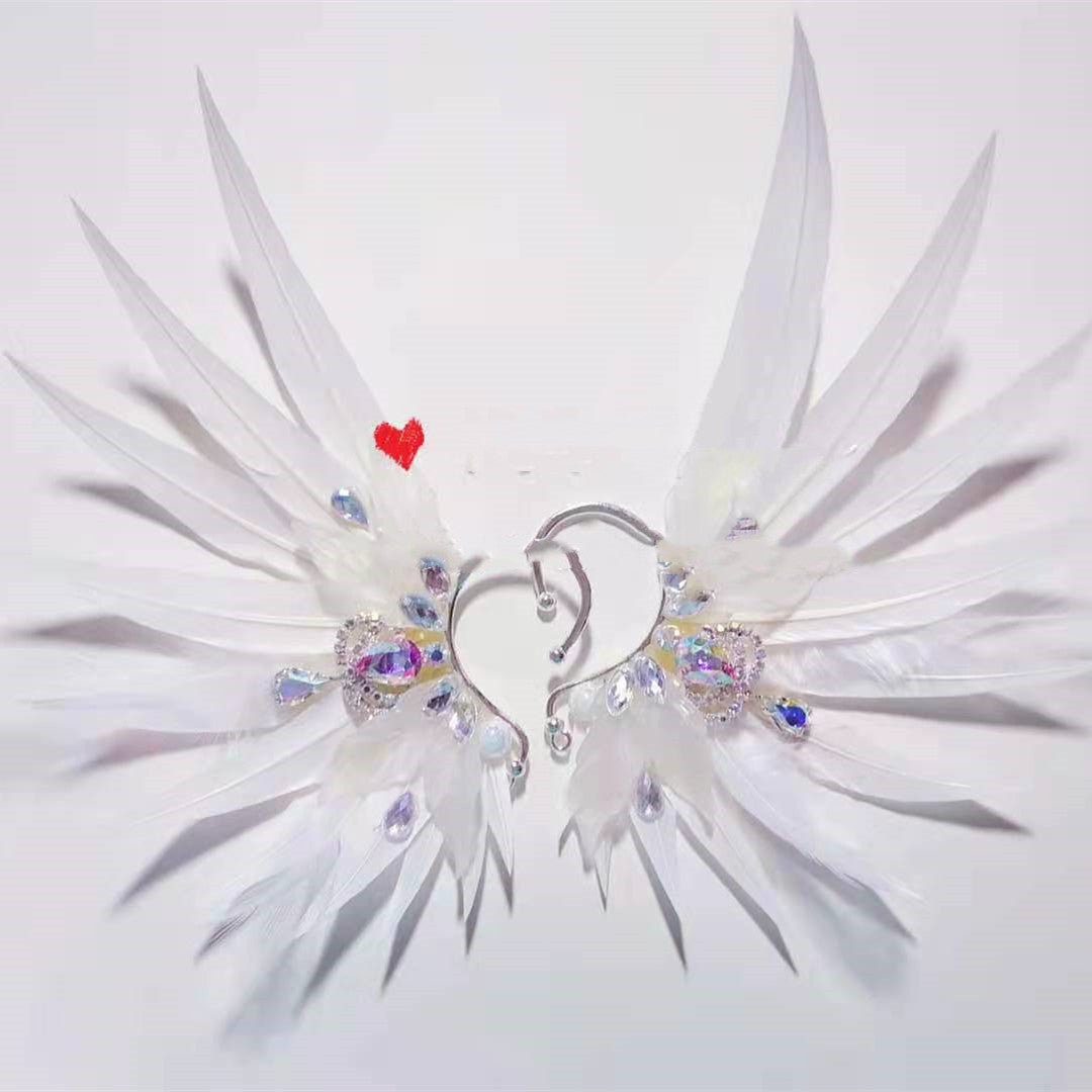 Feather Earrings Angel Wings Jewelry | Magic Stories