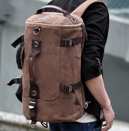 Backpack, English man backpack, student sports backpack Backpack — back view
