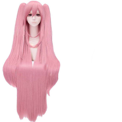 Women's Fashion Simple Cosplay Performance Wig Head Cover — back view