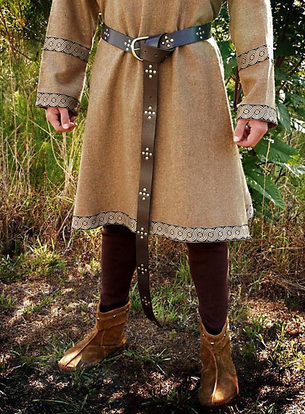 Pirate Long Leather Knot Belt, Rivet Belt | Magic Stories