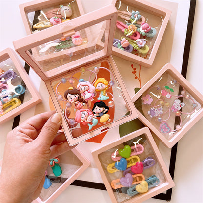 Cute Cartoon Character Hair Clips For Girls — packaging