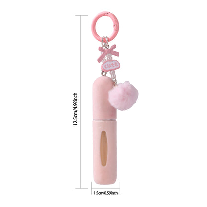 Plush Bag Charm Perfume Bottle Girly | Magic Stories
