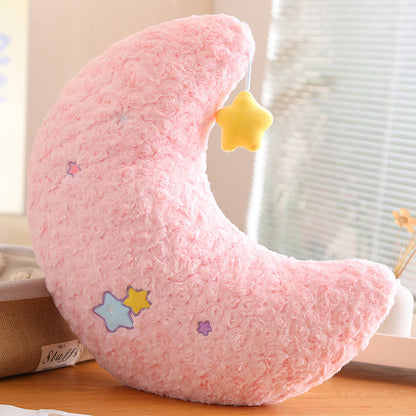 Star Pattern Pillow For Girls Sleeping Moon | Magic Stories