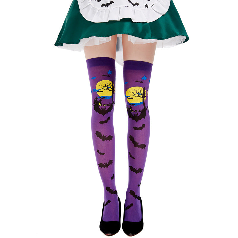 Halloween Cosplay Costume Accessories Stockings — side view