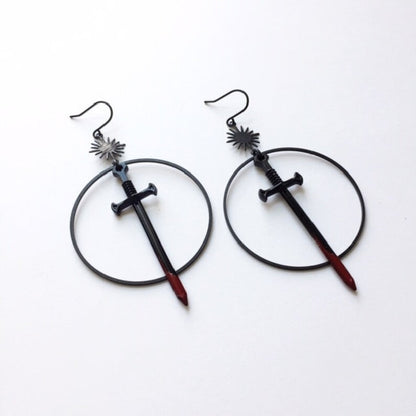 Black Bloody Sword Dagger Gothic Dark | Magic Stories