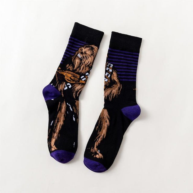 Socks Master Yoda R2-D2 Cosplay Socks Woo Ji — in use