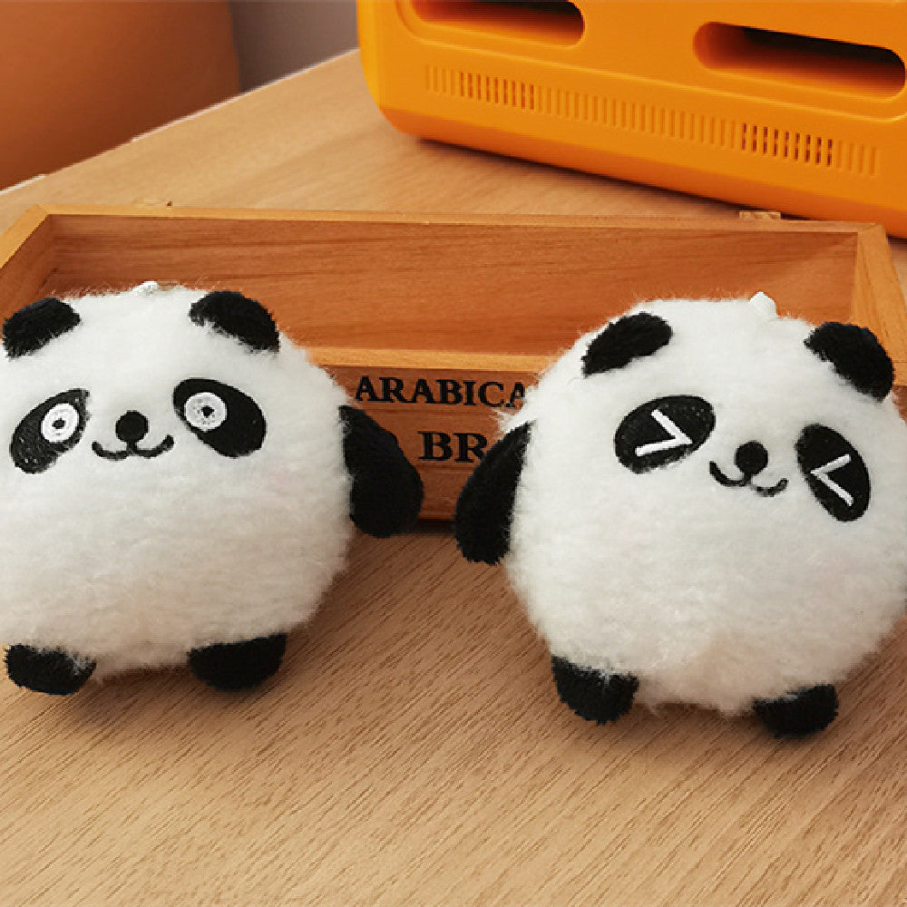Cute Cartoon Panda Plush Keychain | Magic Stories