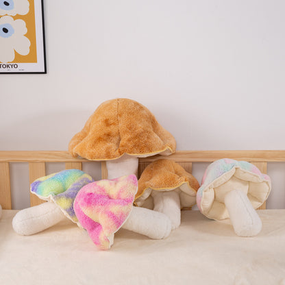 Cute Colorful Small Mushroom Pillow Plush Toy