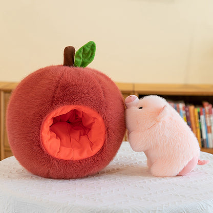 Plush Toy Avocado Capybara Pillow | Magic Stories