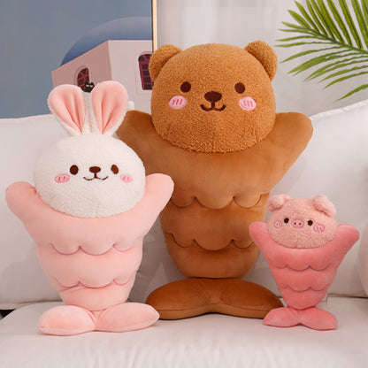 Muscle Mermaid Doll Plush Toy | Magic Stories