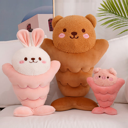 Muscle Mermaid Doll Plush Toy | Magic Stories