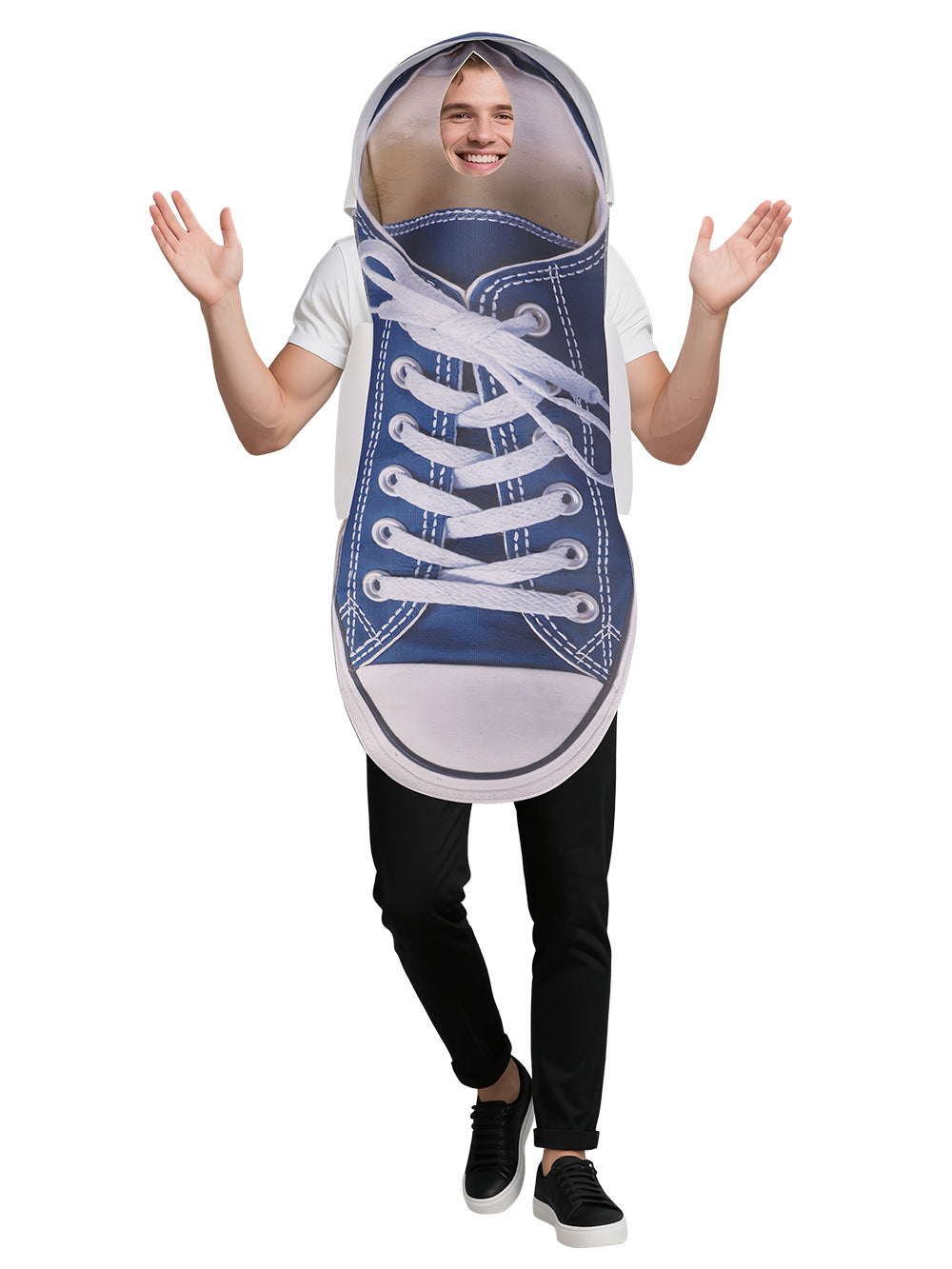 New Halloween Couples Canvas Shoes Cosplay Outfit Prank Party Costume Performance Wear