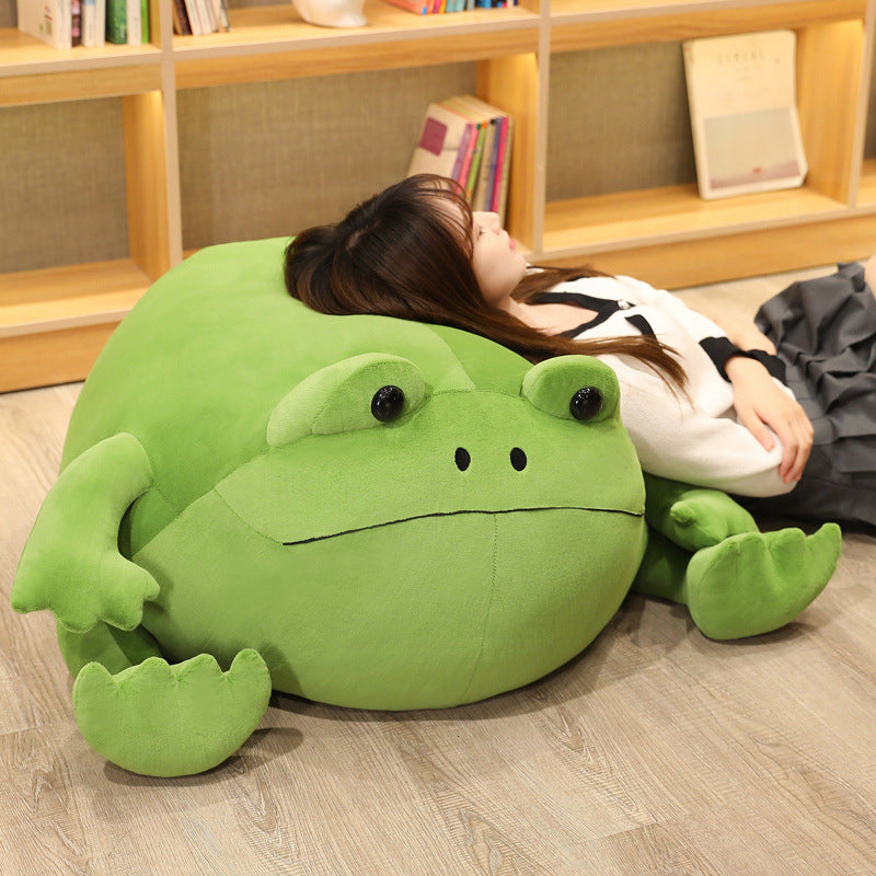 Household Fashion Frog Plush Doll Cartoon — side view