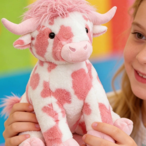 Highland Cow Plush Toy Doll