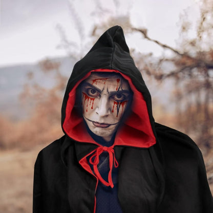 Unisex Black Cape: Evil Queen Cosplay, Ghost | Magic Stories