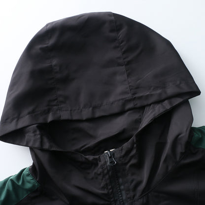Hooded Pullover Jacket Shell Jacket — side view