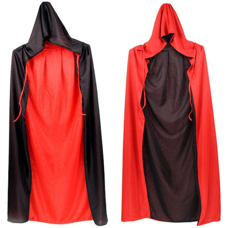 Halloween Black And Red Cloak Adult | Magic Stories