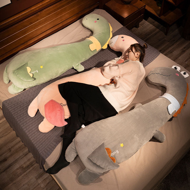 Big White Geese Dinosaur Pillow For Girls | Magic Stories