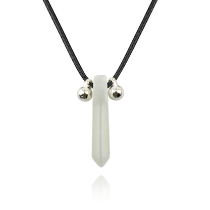 Anime Charm Necklace Pendant — in use