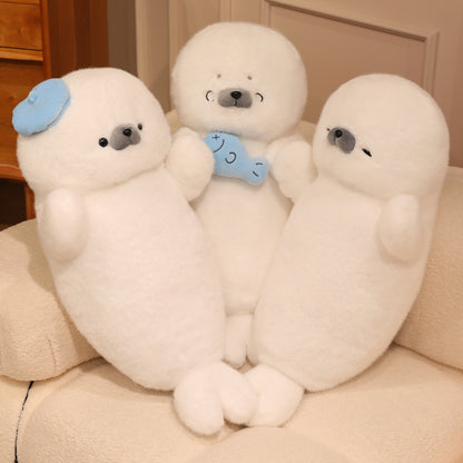 Cute Lying-seal Plush Toy Soft Sea Otter | Magic Stories