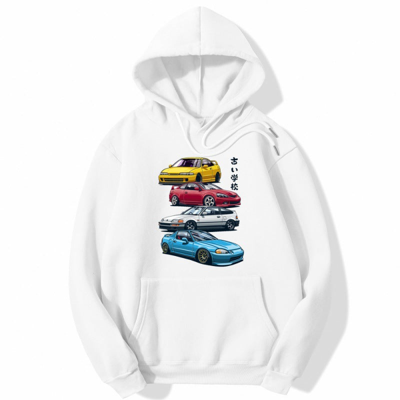 Anime Initial D Hoodie JDM Mix Civic CRX Integra Gedruck T Ho — in use