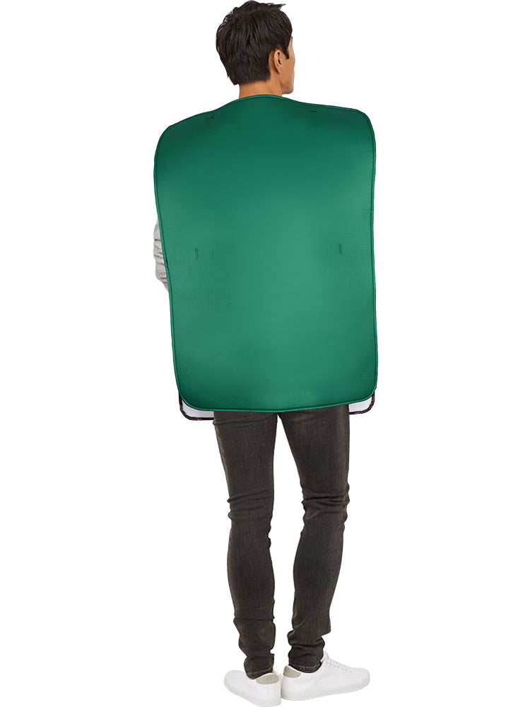 Halloween Cosplay Costume, Pool Table Style, Sponge Material, For Parties, Funny Props, Stage Performance Outfit — back view