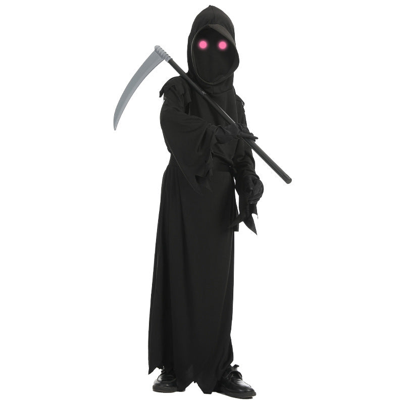 Halloween Horror Red Eye Death Costume | Magic Stories